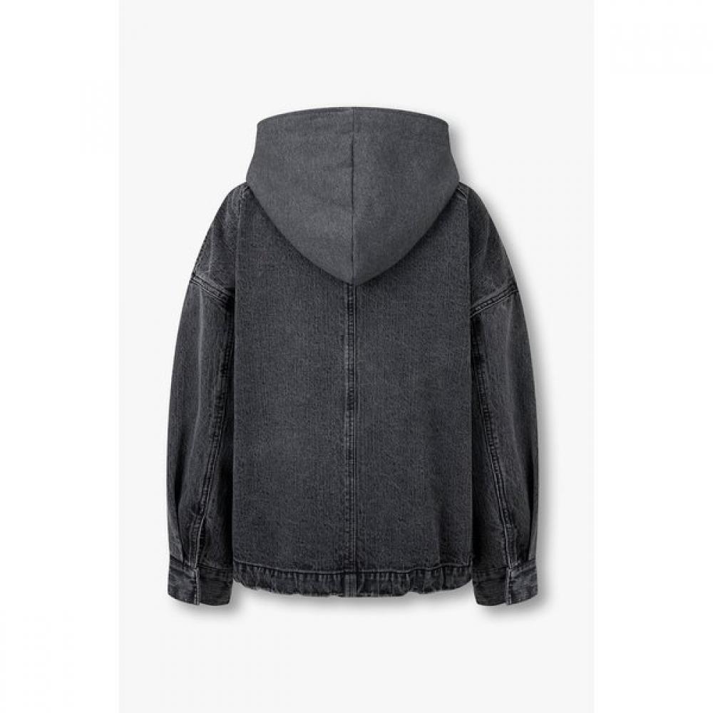 Denim Hood Removable Jumper 9176113971ar