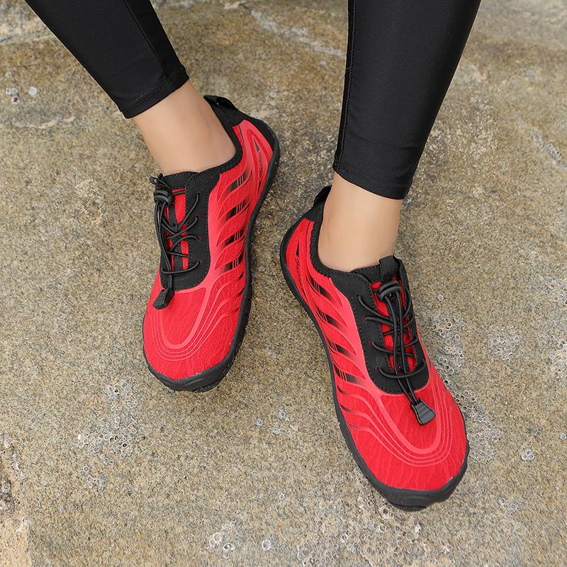 Outdoor Strand Watten Sneaker Herren Damen Schnelltrocknend Aqua Schuhe Barfuß Leicht Atmungsaktiv Wassersport Schuhe zum Tauchen Surfen Angeln