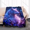 1PC Motocross Rider Print Adult Children Warm Blankets Home Travel Car Soft Comfortable Suitable for All Seasons Luxury Gift