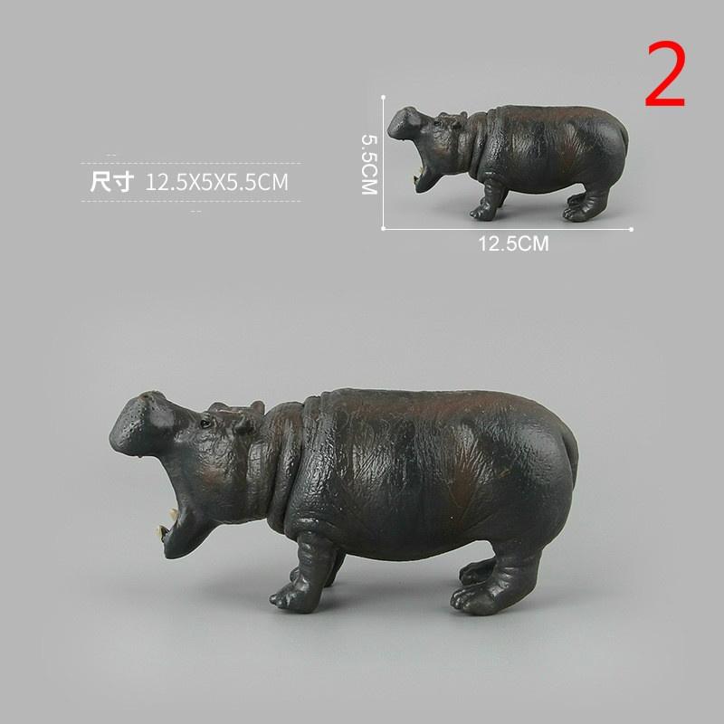 Animal Models Simulation of Wild Animals Toy Models Hippopotamus Models