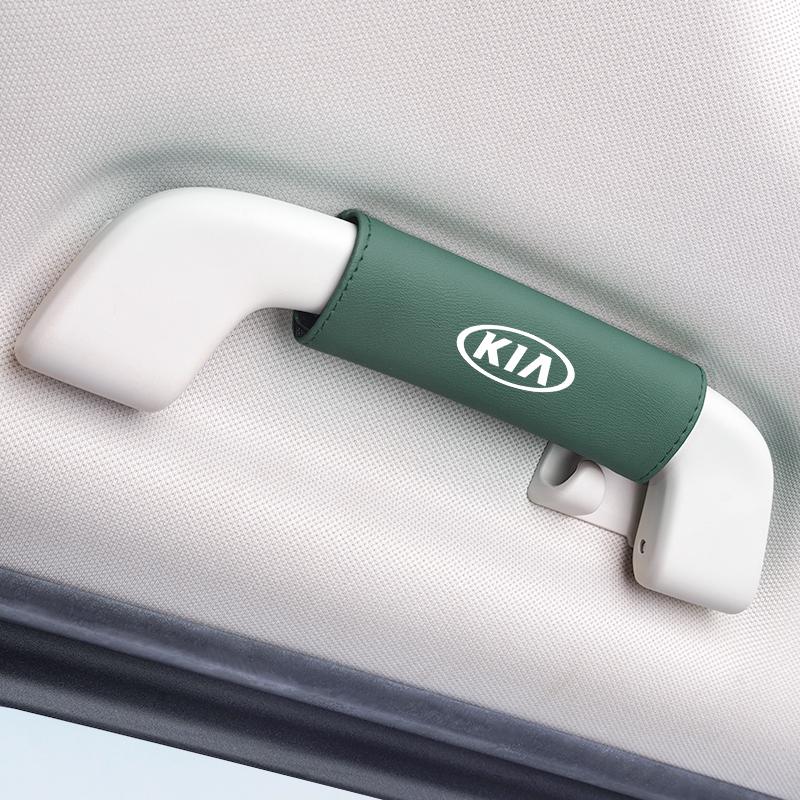 BXAOK1 1Pcs PU Leather Roof Handle Anti-scratch Protector Case For Kia GT-Line KN Sportage Ceed Rio Picanto Sorento Soul Cerato Venga