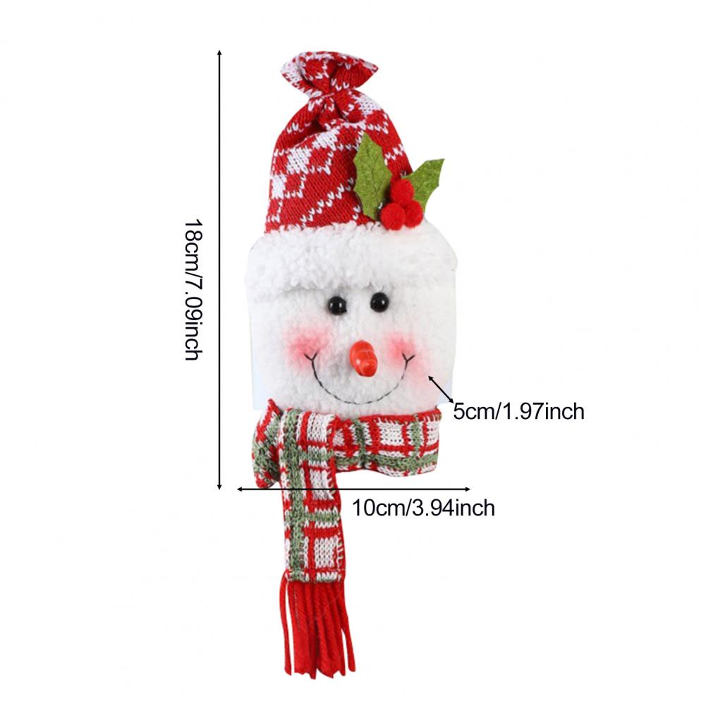 Christmas Curtain Tie Clips Set Easy Installation Santa Claus Snowman Shape Holiday Season Curtain Tiebacks Holiday Decoration