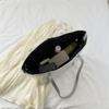 Simple retro bag women's new fashionable large-capacity shoulder women's bag texture commuter tray