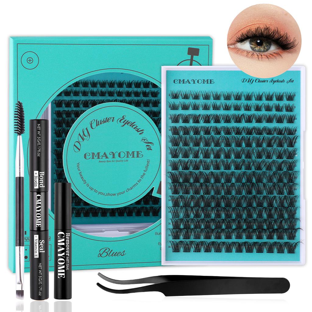 Diy Single Tuft Of Hair 168 Tufts 10-16Mm False Eyelashes Simulation Curled Thick Eyelashes