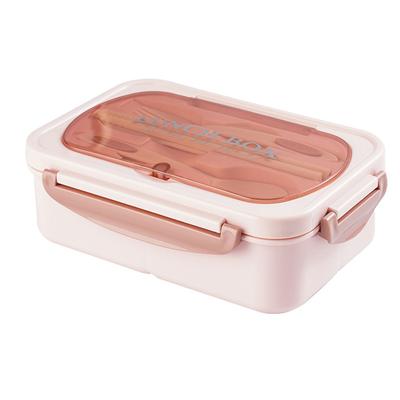 MeyJig Microwavable Lunch Box Stainless Steel Leak-proof Bento Box Food Container with Tableware