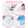 Macaron Color Stationery Set 8-in-1 Ballpoint Pen Durable Eraser  Back To School
