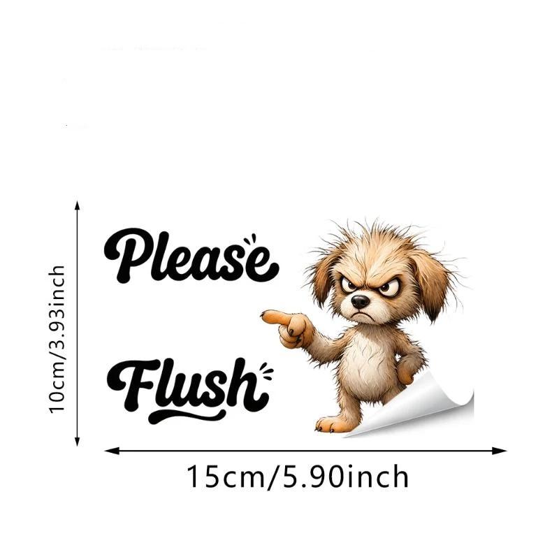 Cartoon Self-Adhesive Toilet Sticker Pvc Decoration Wall Sticker Funny Waterproof Bathroom Decal Home Decor