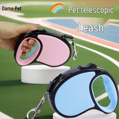 Laisse Automatique Rétractable Réglable pour Chiens Petits et Moyens - Idéale pour les Promenades en Extérieur
