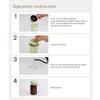 Soft Silicone Handle Cold Brew Coffee Maker Airtight Lid Iced Tea Infuser  Sports Activities