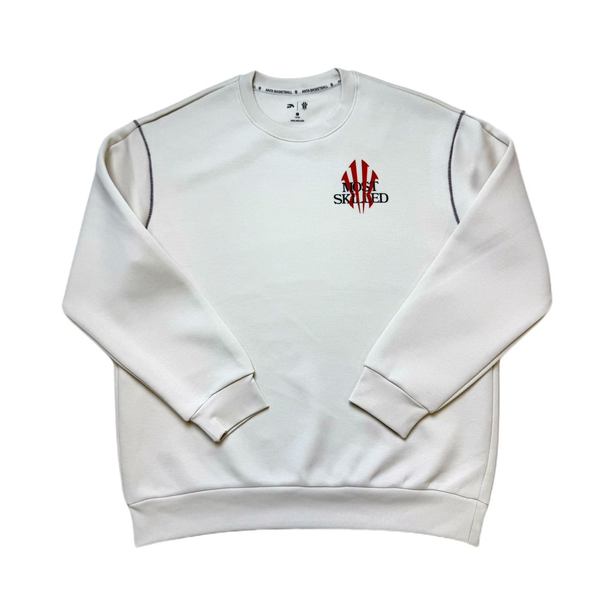 

Anta Свитшот серии Kyrie Мужской Свитшот цвета слоновой кости 172541711S-1 S