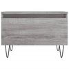  Coffee Tables, 2 Pcs, Grey Sonoma Oak, 50x46x35 Cm