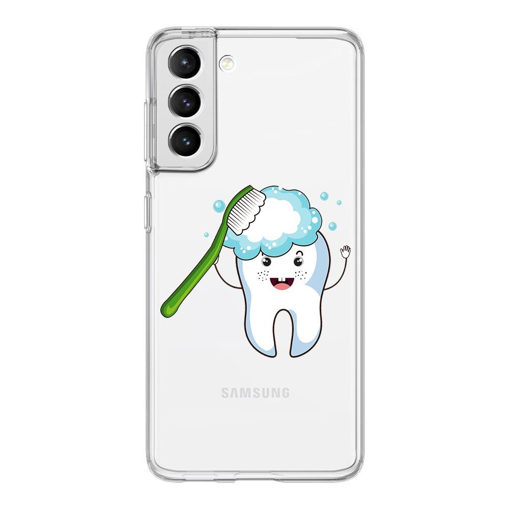 

Dentist Teeth Tooth Cute Phone Case For Samsung Galaxy S22 S20 FE S21 Ultra 5G S10 S10E S9 S8 Plus Note 10 20 Soft Clear Cover Galaxy Note 20