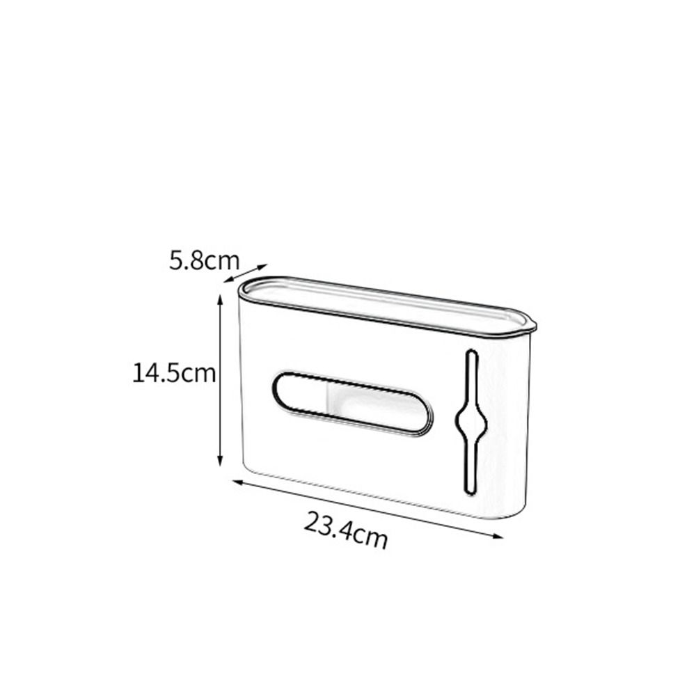 Large Capacity Trash Bags Storage Box Wall Mounted Plastic Container  for Bathroom Kitchen