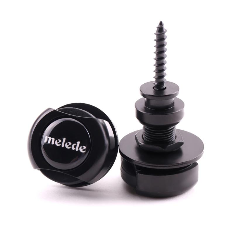 2pcs Guitar Strap Buckle Lock Button Non-Slip Electric Guitar Zinc Alloy for Guitar Player