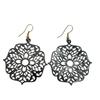 @ Unique Earrings Plaid Hollow Alloy Plating Earrings For Ladies Girls Zr-1537-60%Off