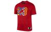 T Shirts Men's Red Crew Neck Moderate Straight Fit AV0117-657