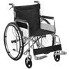 Lightweight Foldable Oxford Cloth Wheelchair with Soft Seat and Four Brakes for Elderly Travel