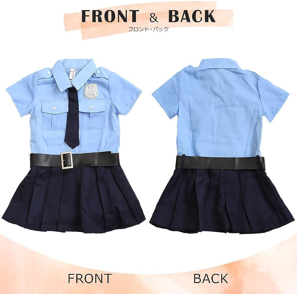 Halloween Cosplay Kids Police Costume for Boys and Unisex [Brightlara] Girls, Kidscos03-110
