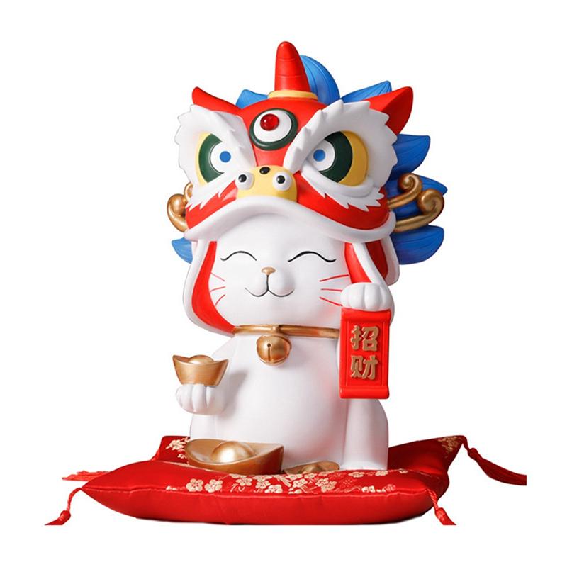 Forbidden City Lion Dance Resin Home Decor, Store Opening Gifts, Practical And Wealth, Cultural A