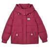 Women’s Short Hooded Windproof Thicken Warm Winter Jacket With Raglan Sleeves