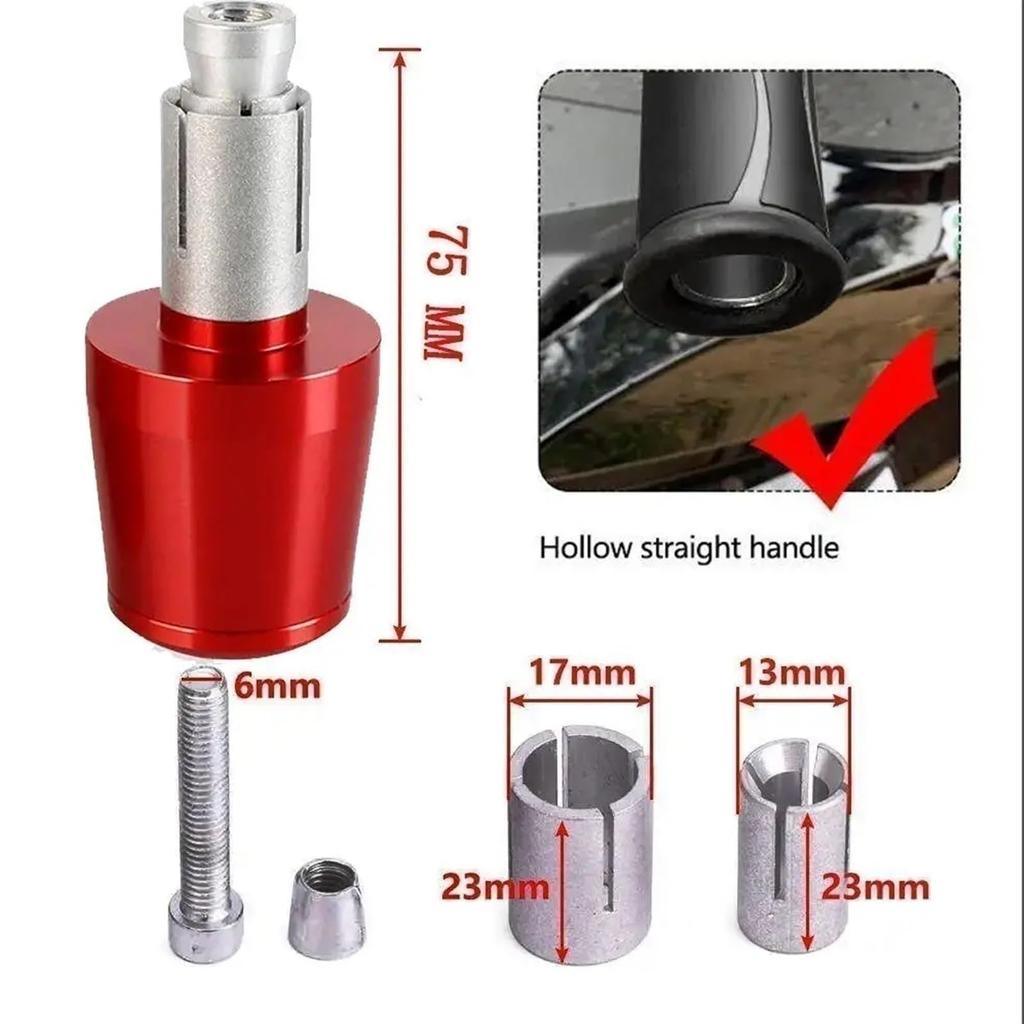 Universal Handle Grip End 7/8" Handlebar Rubber Hand Grip Brake Hand Yamaha YZFR25