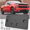 Front License Plate Frame for Chevy Silverado 1500 2019 2020 2021 2022 Front Bumper License Plate Holder Mounting Bracket Replace # GM1068200
