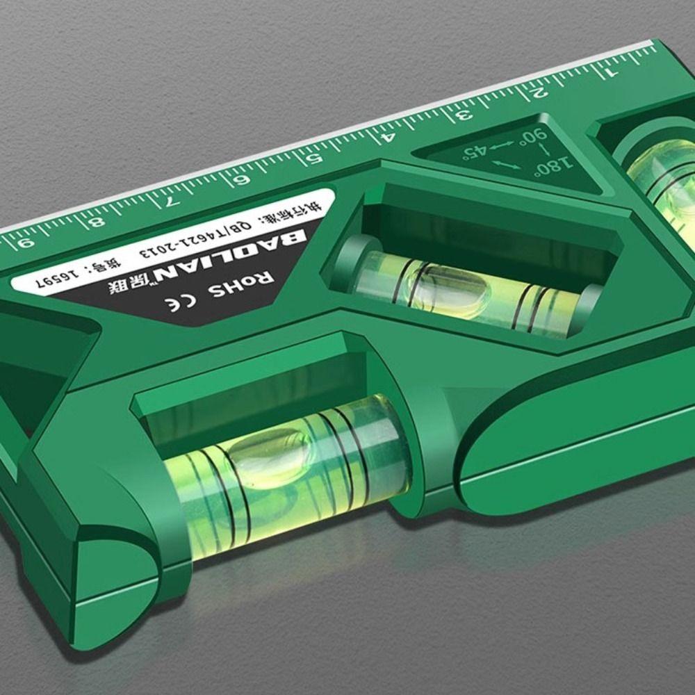 Accurate Measurement Level Gauge Magnetic Measurement Tools Portable Level Ruler  Protractor