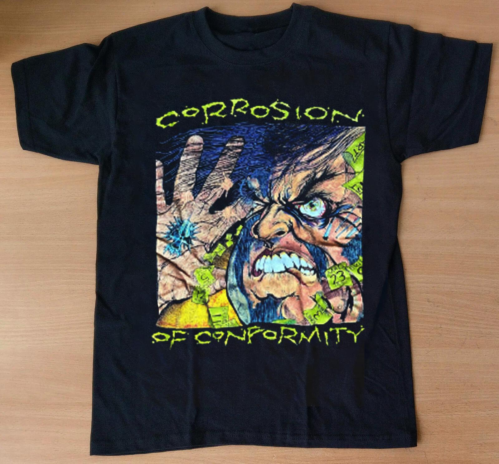 VTG 1991 Corrosion Of Conformity Band Reality Comes Calling Shirt CL109 M