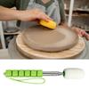 Telescoping Ceramics Water Absorbing Rod With Detachable Sponge Head Ergonomic Grip For Studio Use