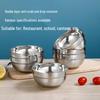 Homeglen Double-Wall Stainless Steel Heat-Insulated Rice & Soup Bowls
