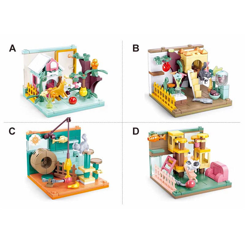 Stall - Mini Room Blocks - Sluban - 99 Pieces