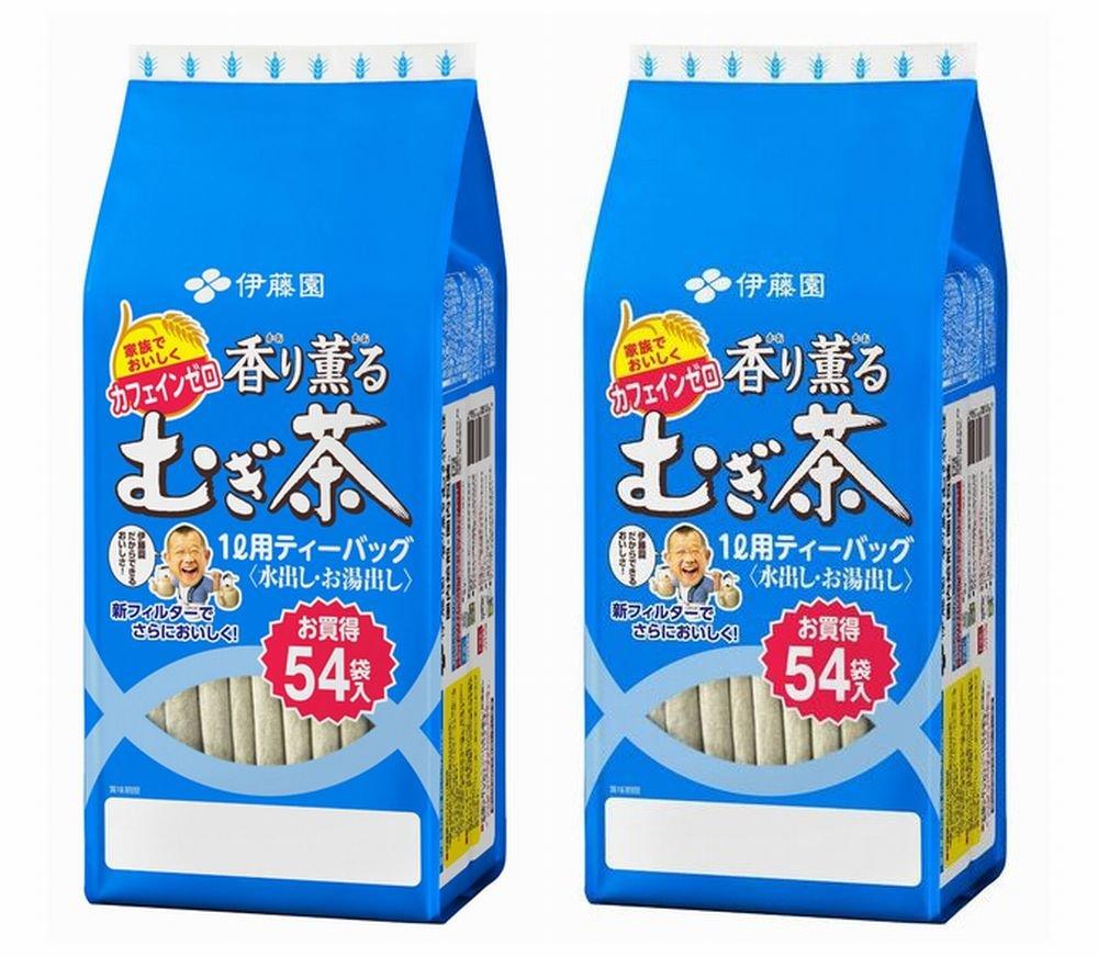 Itoen Aromatic Barley Tea 54 bags x 2 Teabags, sets, Decaf/Caffeine-free