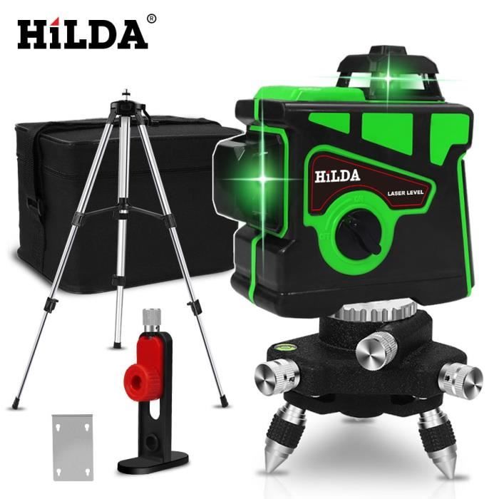 Lāzera līmeņrādis HILDA 12 līnijas 3D