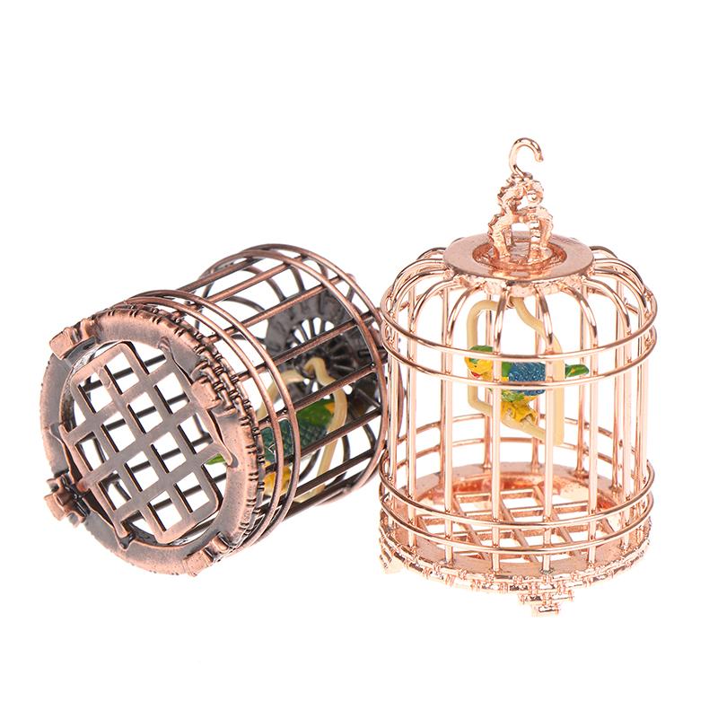 1:12 Dollhouse Miniture Furniture Bird Cage For Dollhouse Decor Accessories