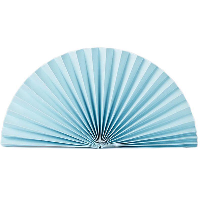 Red Semi-Circular Origami Craft Fan for Weddings, Photography, and Displays