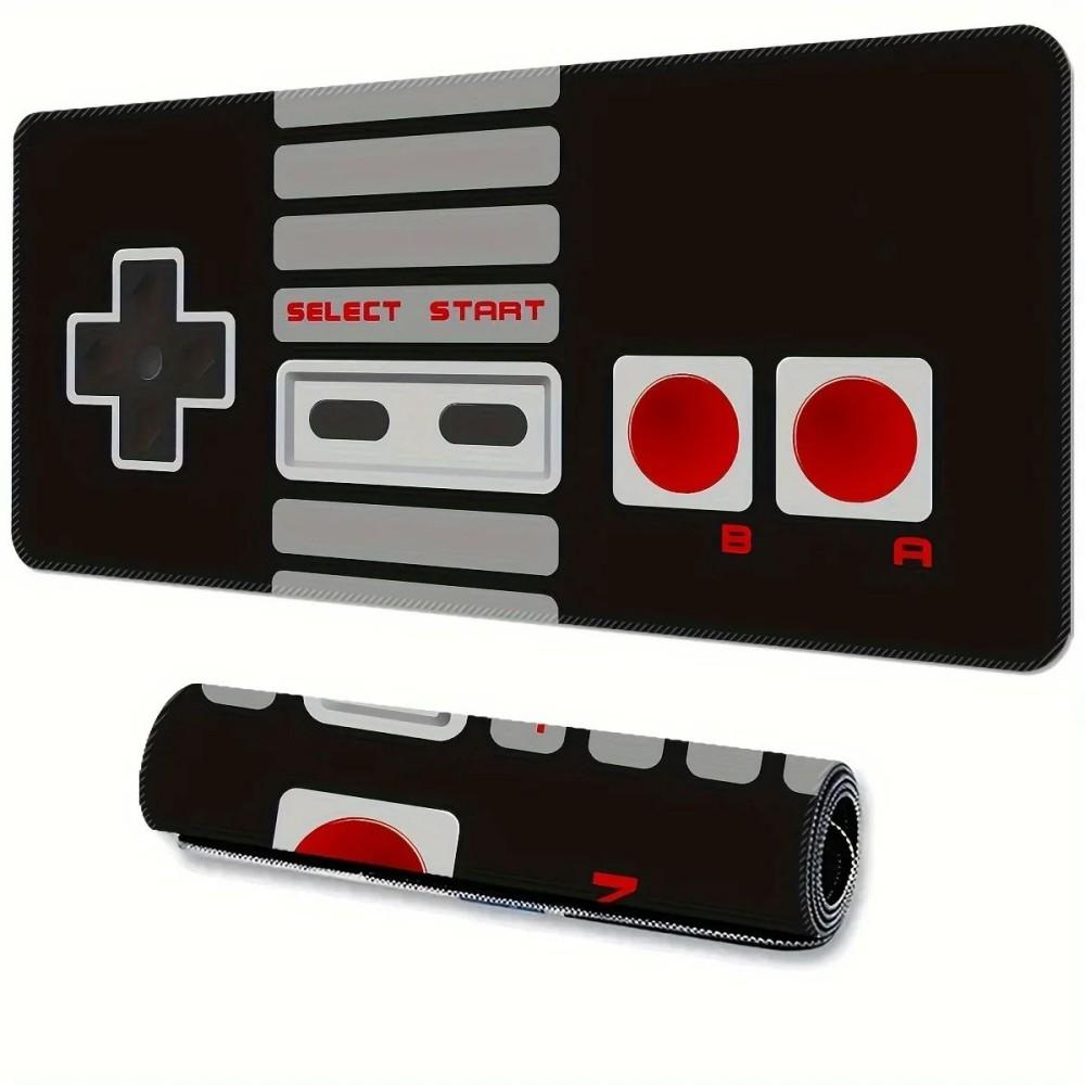 

Retro Gaming Controller, Non-Slip Rubber Base, Washable Desk Pad, Suitable for Gaming and Office Settings rug 30X80CM(1X2.6FT