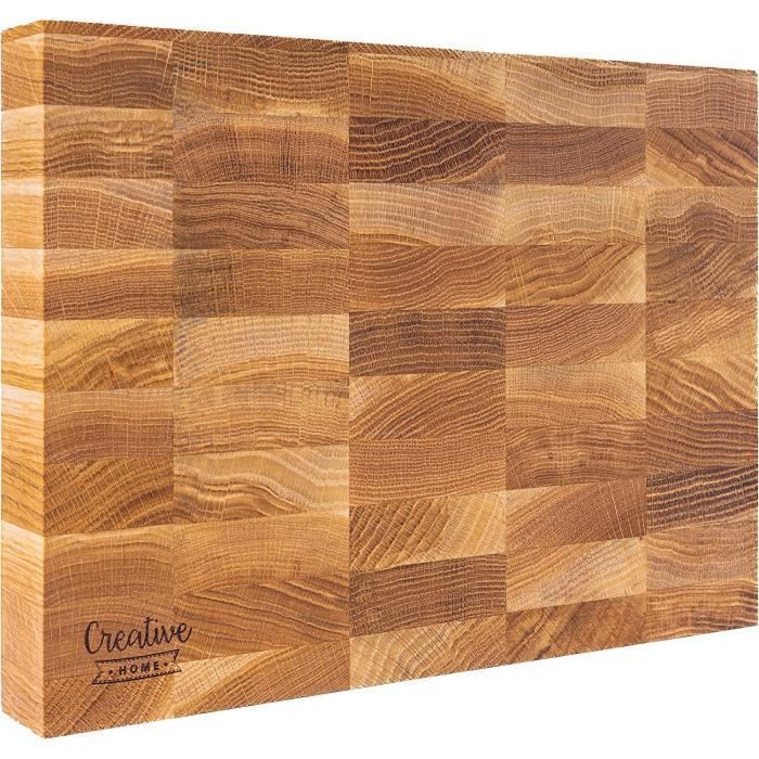 Wooden Cutting Board - CREHOM - Professional - 32 X 24 X 4 Cm - Beech - Durable