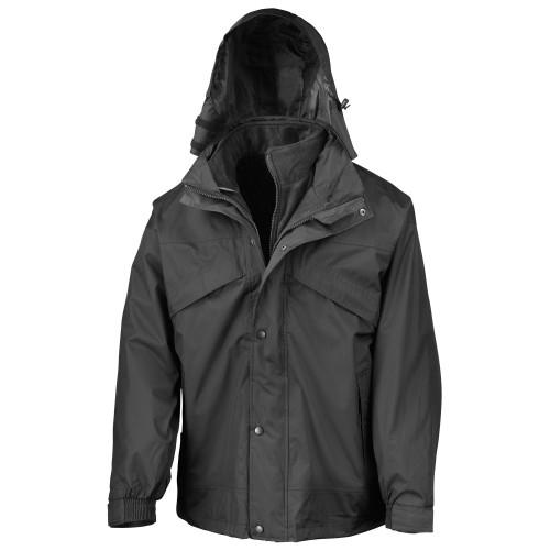 

Result Mens 3 In 1 Zip And Clip StormDri Waterproof Windproof Jacket XL