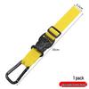 Adjustable Outdoor Backpack Buckle Strap - Portable Hook & Lanyard for Mountaineering and Camping