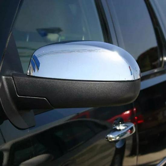 2x Full Chrome Mirror Covers Caps For Chevy Silverado GMC Sierra Yukon 2007-2013
