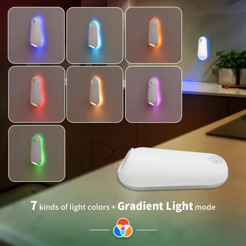 Human Motion Sensor Toilet Light Toilet Bowl Night Lights 8-16 RGB Colors Backlight with Projector for Bathroom Washroom WC Lamp
