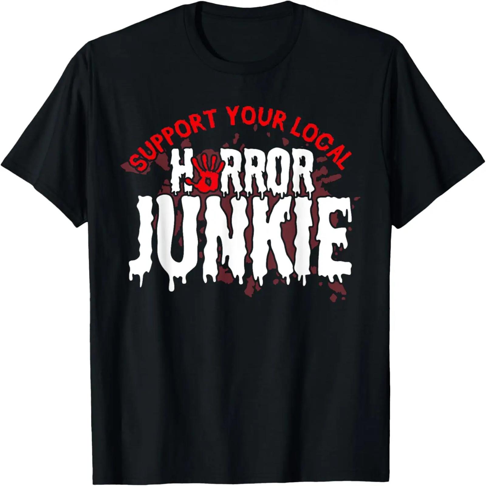 

Horror Vintage Halloween Funny Horror Costume Scary Premium T-Shirt XXXXXL чорний