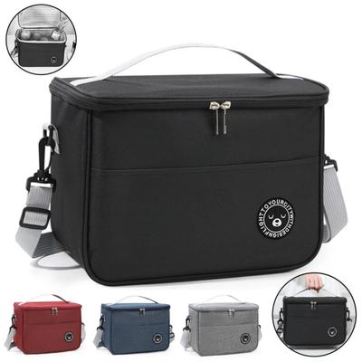 Capacity Hand-held with Shoulder Strap Insulated Bag, Lunch Box Bag, Student Thickened Waterproof Lunch Bag