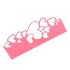 2 Pieces Heart Lace Border Die Cuts Heart Lace Metal Cutting Dies Stencil Embossing Dies for DIY Card Photo Decorations