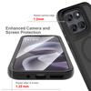 PET Screen Protector Skin Feel Magnetic Phone Case For Motorola Moto G67 G77 TPU Frame Translucent Frosted Acrylic Cover Fundas