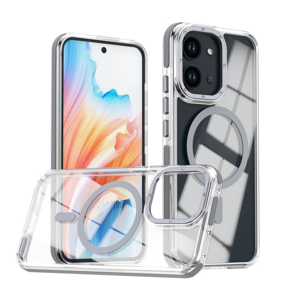 KEYSION HD Transparent Magnetic Case for MagSafe for Redmi 15C 171mm Clear Shockproof Phone Back Cover for Xiaomi POCO C85