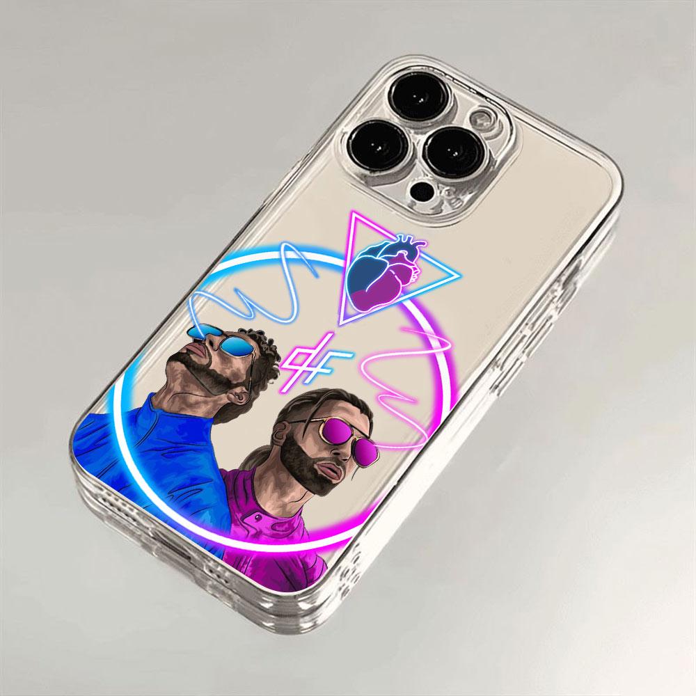

PNL QLF Rapper Singer Phone Case for iPhone 17 16 15 14 13 12 11 Pro Max Mini 7 Plus SE Dustproof Transparent Soft Cover Fundas iPhone 11 ProMax