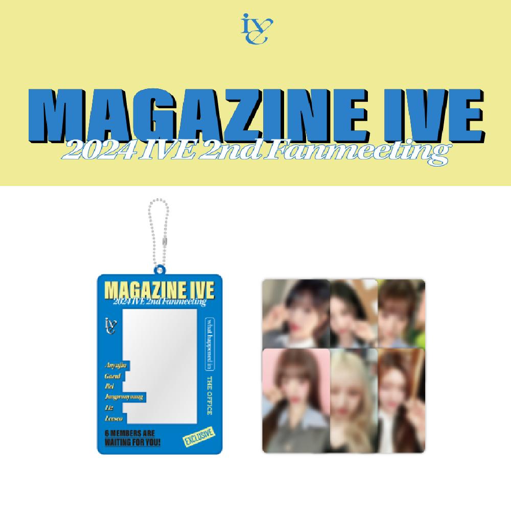 

Предзаказ IVE 2nd Fanmeeting MAGAZINE 2024 IVE Фотохолдер с фотокарточкой