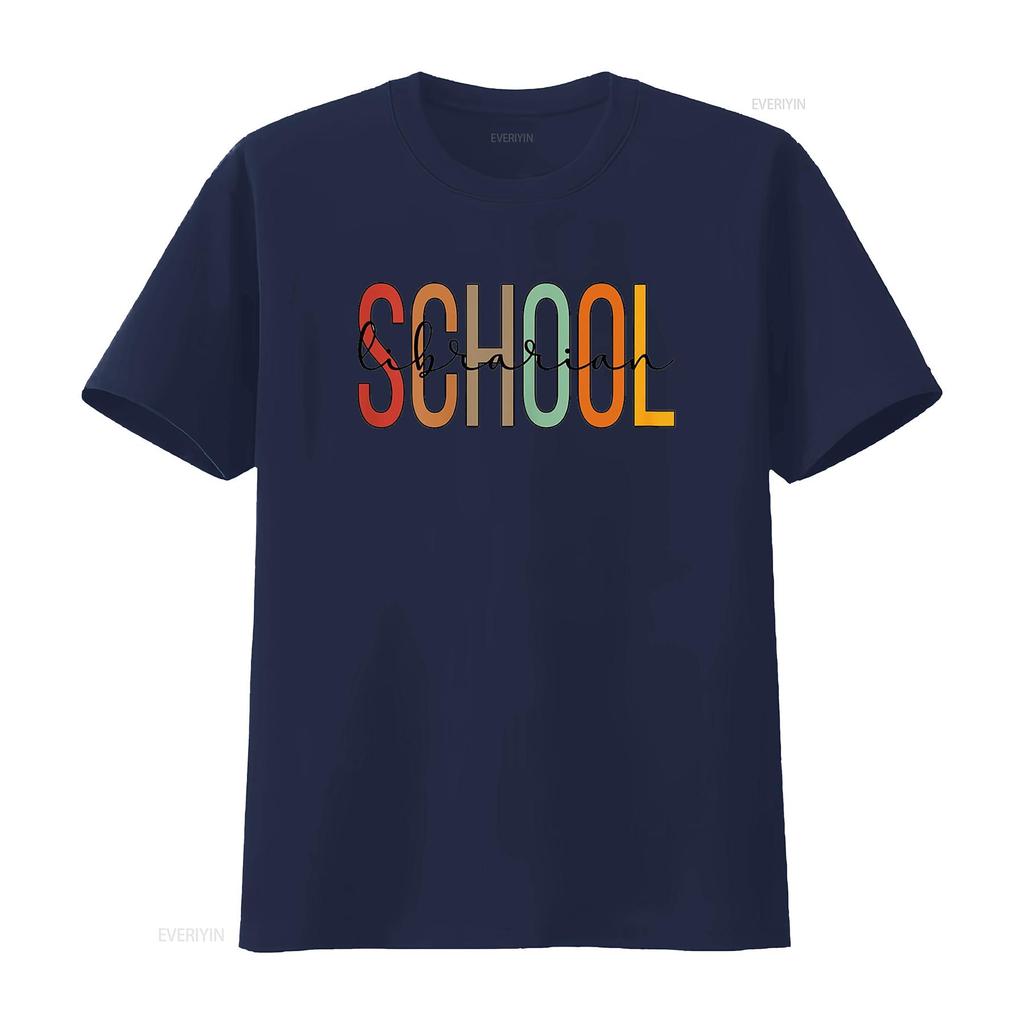 Schulbibliothekar Bibliotheksmitarbeiter Boho T-Shirt vintage gewaschen stilvoll weich Mode Designer Kleidung lässig leicht grafisch