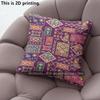 Bohemian Style Vintage Geometric Throw Pillow Covers Pattern Cushion Cover Suitable For Sofa Bedroom Car Pillow Cover